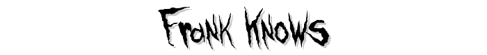 Frank Knows font